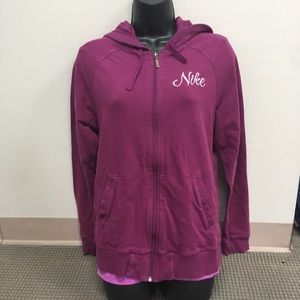 Nike Zip Up Hoodie jacket Purple Women’s L